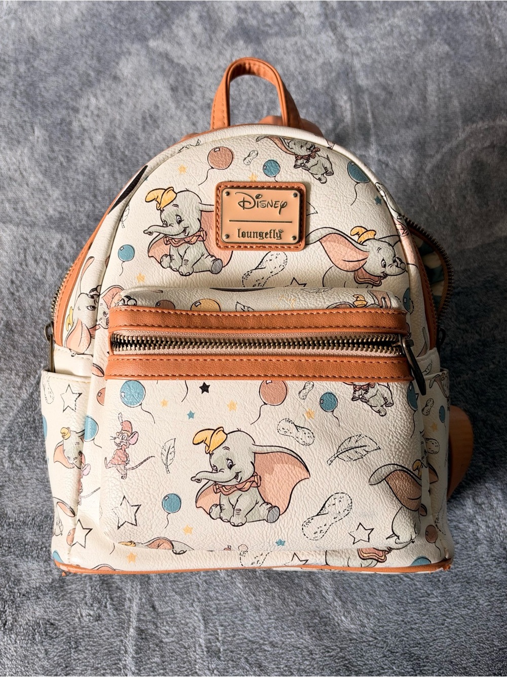 Disney Loungefly Dumbo Mini Backpack Fair Condition Repair